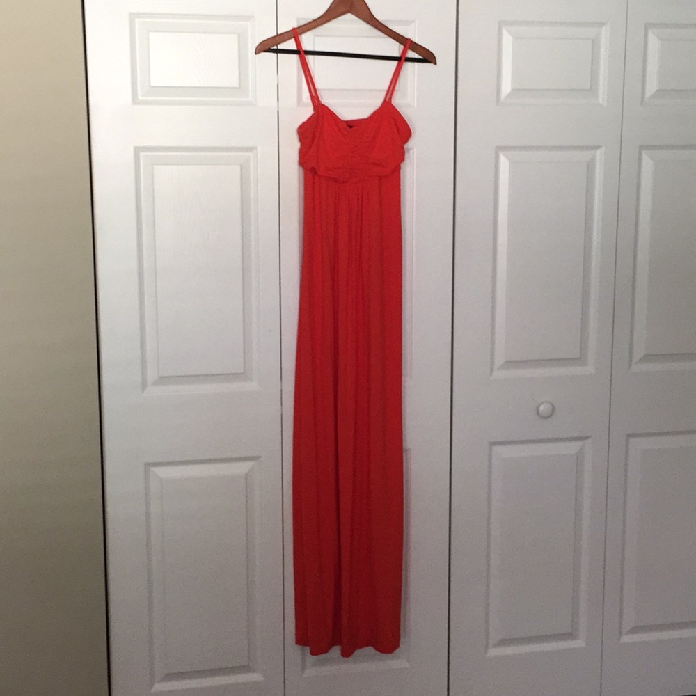 Orange Maxi dress